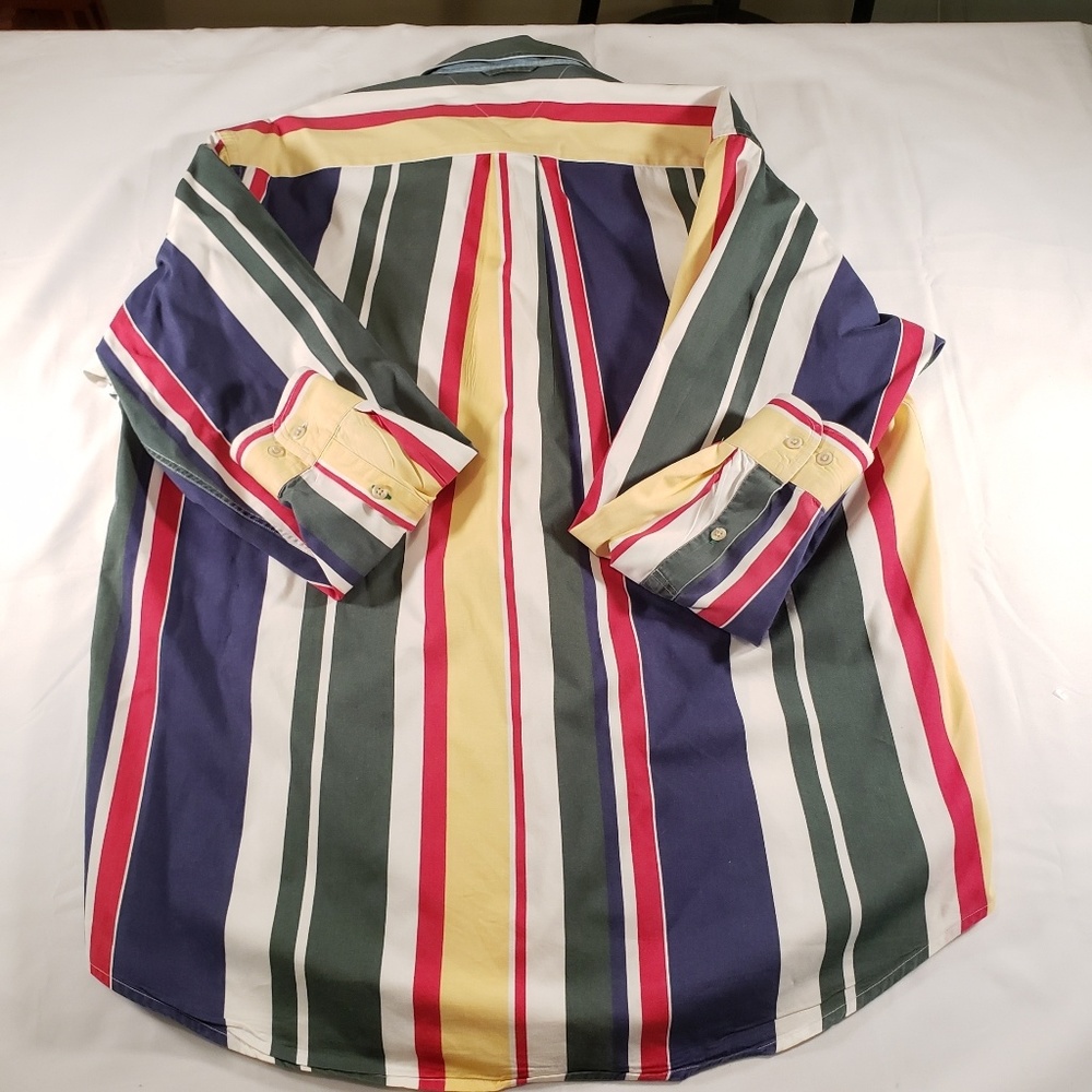 Tommy Hilfiger Men's M Button Down Shirt Multi - Picture 8 of 8